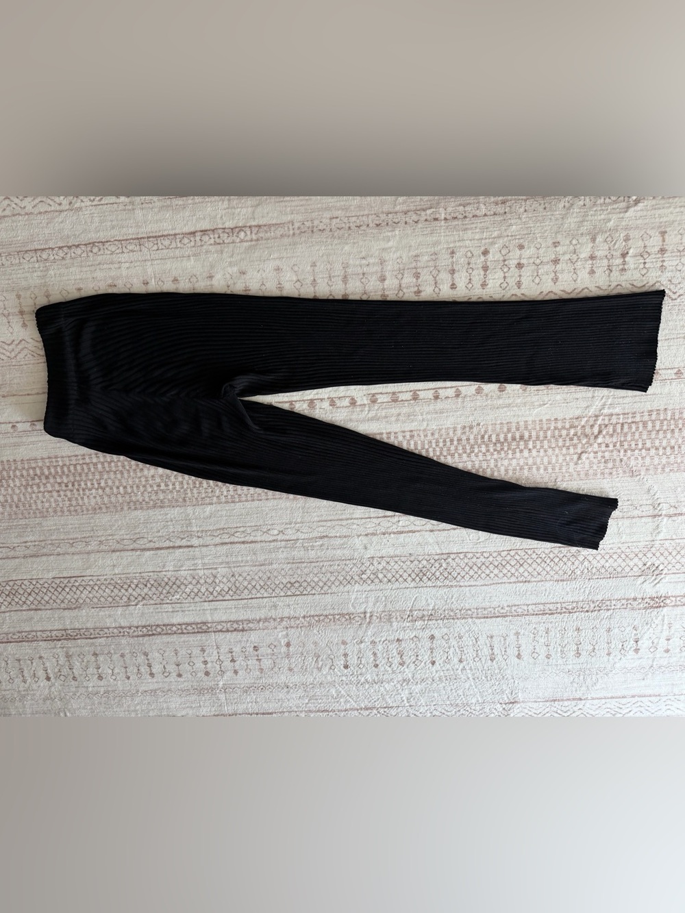DISSH Black Ribbed Knit Pants- XS - Picture 5 of 5